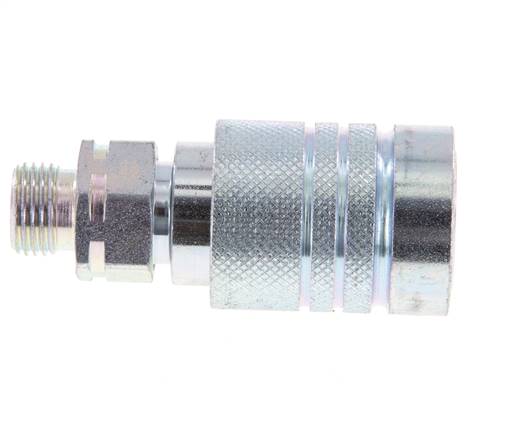 Stalen DN 10 Hydraulische Koppeling Snelkoppeling 10 mm L Knelring ISO 7241-1 A/8434-1 D 17.3mm