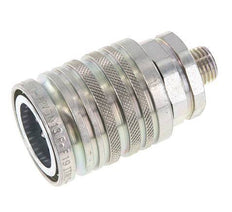 Stalen DN 12.5 Hydraulische Koppeling Snelkoppeling 8 mm L Knelring ISO 7241-1 A/8434-1 D 20.5mm