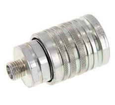 Stalen DN 12.5 Hydraulische Koppeling Snelkoppeling 8 mm L Knelring ISO 7241-1 A/8434-1 D 20.5mm