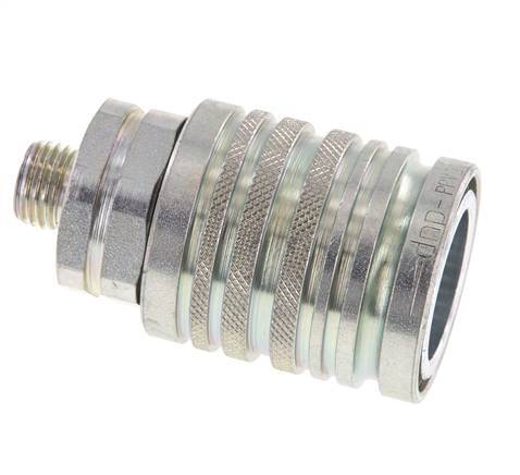Stalen DN 12.5 Hydraulische Koppeling Snelkoppeling 8 mm L Knelring ISO 7241-1 A/8434-1 D 20.5mm