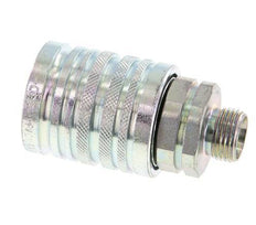 Stalen DN 12.5 Hydraulische Koppeling Snelkoppeling 12 mm L Knelring ISO 7241-1 A/8434-1 D 20.5mm