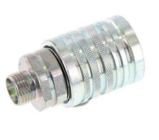 Stalen DN 12.5 Hydraulische Koppeling Snelkoppeling 12 mm L Knelring ISO 7241-1 A/8434-1 D 20.5mm