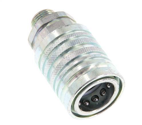 Stalen DN 12.5 Hydraulische Koppeling Snelkoppeling 12 mm L Knelring ISO 7241-1 A/8434-1 D 20.5mm