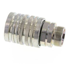 Stalen DN 12.5 Hydraulische Koppeling Snelkoppeling 18 mm L Knelring ISO 7241-1 A/8434-1 D 20.5mm