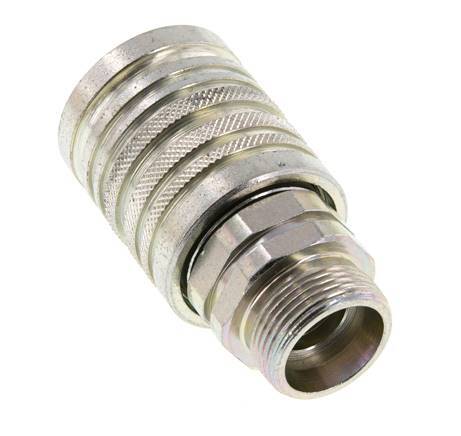 Stalen DN 12.5 Hydraulische Koppeling Snelkoppeling 18 mm L Knelring ISO 7241-1 A/8434-1 D 20.5mm