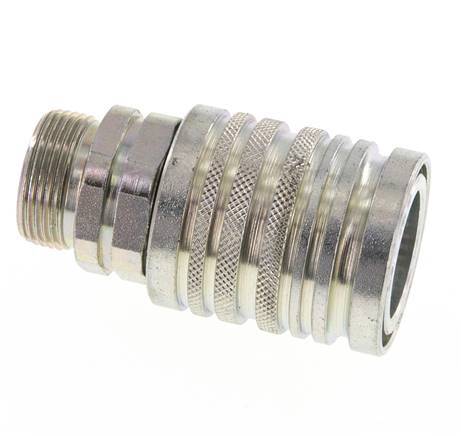 Stalen DN 12.5 Hydraulische Koppeling Snelkoppeling 18 mm L Knelring ISO 7241-1 A/8434-1 D 20.5mm