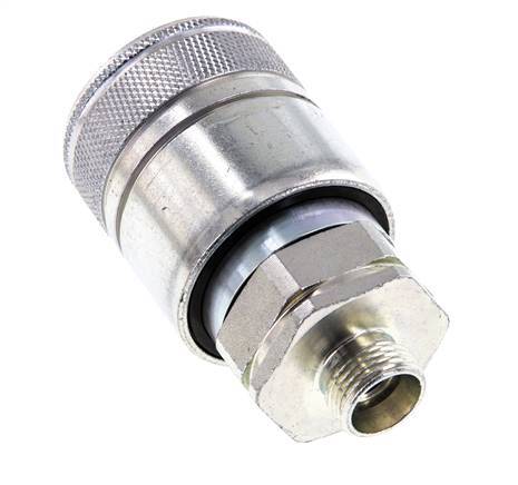 Stalen DN 20 Hydraulische Koppeling Snelkoppeling 12 mm L Knelring ISO 7241-1 A/8434-1 D 29.1mm