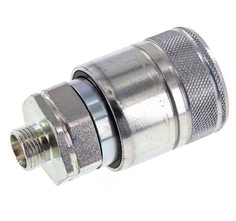 Stalen DN 20 Hydraulische Koppeling Snelkoppeling 12 mm L Knelring ISO 7241-1 A/8434-1 D 29.1mm