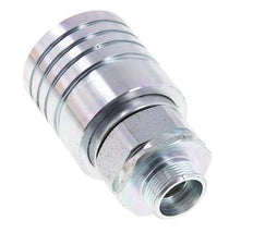 Stalen DN 25 Hydraulische Koppeling Snelkoppeling 18 mm L Knelring ISO 7241-1 A/8434-1 D 34.3mm