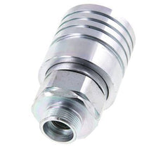 Stalen DN 25 Hydraulische Koppeling Snelkoppeling 18 mm L Knelring ISO 7241-1 A/8434-1 D 34.3mm