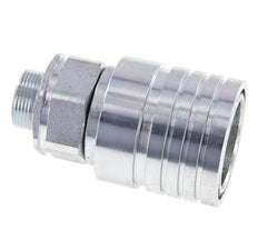 Stalen DN 25 Hydraulische Koppeling Snelkoppeling 18 mm L Knelring ISO 7241-1 A/8434-1 D 34.3mm