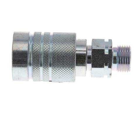 Stalen DN 10 Hydraulische Koppeling Snelkoppeling 10 mm S Knelring ISO 7241-1 A/8434-1 D 17.3mm