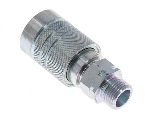 Stalen DN 10 Hydraulische Koppeling Snelkoppeling 10 mm S Knelring ISO 7241-1 A/8434-1 D 17.3mm
