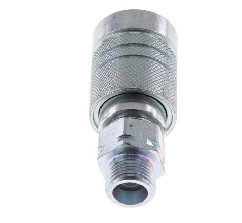 Stalen DN 10 Hydraulische Koppeling Snelkoppeling 10 mm S Knelring ISO 7241-1 A/8434-1 D 17.3mm