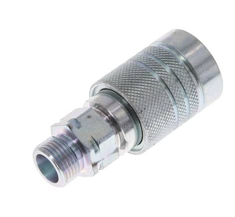 Stalen DN 10 Hydraulische Koppeling Snelkoppeling 10 mm S Knelring ISO 7241-1 A/8434-1 D 17.3mm