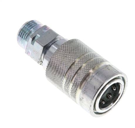 Stalen DN 10 Hydraulische Koppeling Snelkoppeling 12 mm S Knelring ISO 7241-1 A/8434-1 D 17.3mm