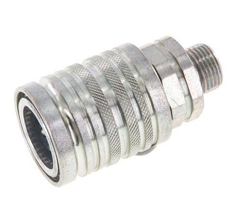 Stalen DN 12.5 Hydraulische Koppeling Snelkoppeling 10 mm S Knelring ISO 7241-1 A/8434-1 D 20.5mm