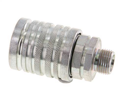 Stalen DN 12.5 Hydraulische Koppeling Snelkoppeling 10 mm S Knelring ISO 7241-1 A/8434-1 D 20.5mm