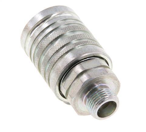 Stalen DN 12.5 Hydraulische Koppeling Snelkoppeling 10 mm S Knelring ISO 7241-1 A/8434-1 D 20.5mm