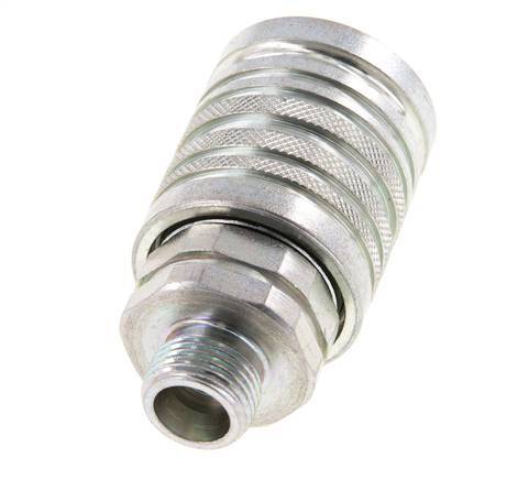 Stalen DN 12.5 Hydraulische Koppeling Snelkoppeling 10 mm S Knelring ISO 7241-1 A/8434-1 D 20.5mm