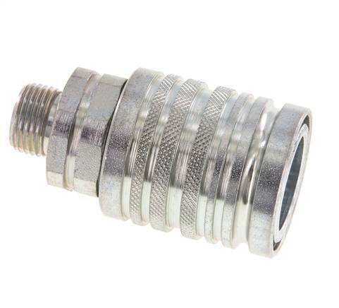 Stalen DN 12.5 Hydraulische Koppeling Snelkoppeling 10 mm S Knelring ISO 7241-1 A/8434-1 D 20.5mm