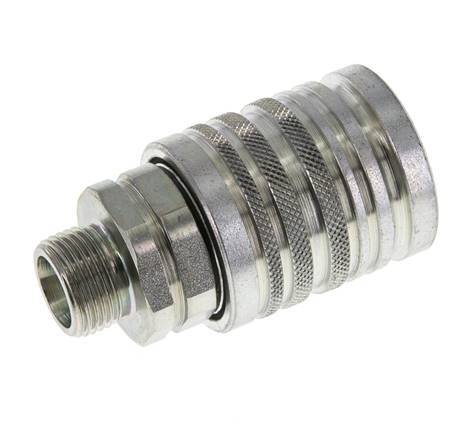 Stalen DN 12.5 Hydraulische Koppeling Snelkoppeling 12 mm S Knelring ISO 7241-1 A/8434-1 D 20.5mm