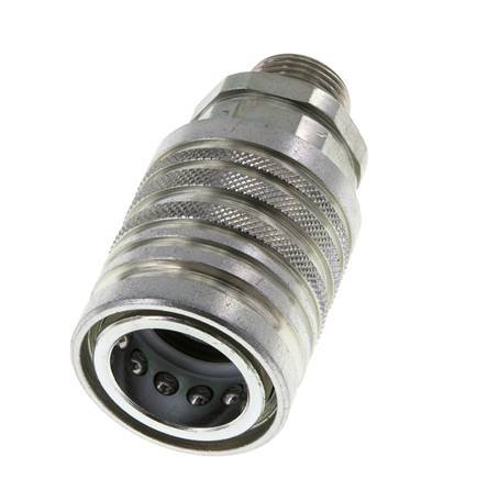 Stalen DN 12.5 Hydraulische Koppeling Snelkoppeling 12 mm S Knelring ISO 7241-1 A/8434-1 D 20.5mm