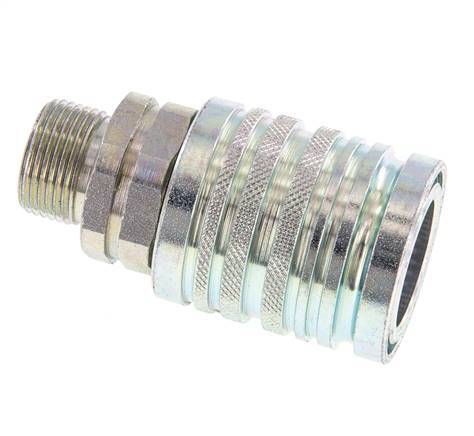 Stalen DN 12.5 Hydraulische Koppeling Snelkoppeling 14 mm S Knelring ISO 7241-1 A/8434-1 D 20.5mm