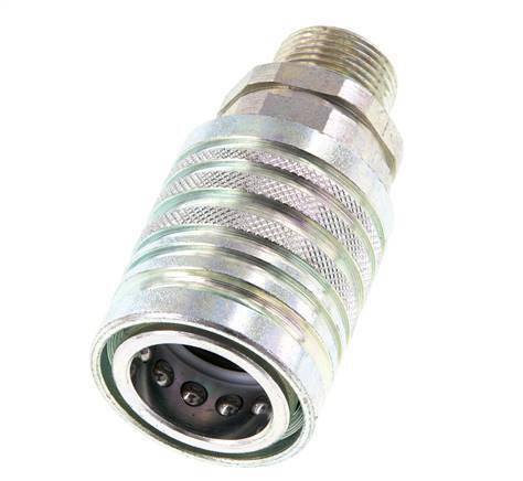 Stalen DN 12.5 Hydraulische Koppeling Snelkoppeling 14 mm S Knelring ISO 7241-1 A/8434-1 D 20.5mm