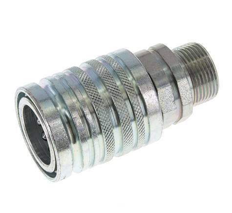 Stalen DN 12.5 Hydraulische Koppeling Snelkoppeling 16 mm S Knelring ISO 7241-1 A/8434-1 D 20.5mm