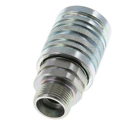 Stalen DN 12.5 Hydraulische Koppeling Snelkoppeling 16 mm S Knelring ISO 7241-1 A/8434-1 D 20.5mm
