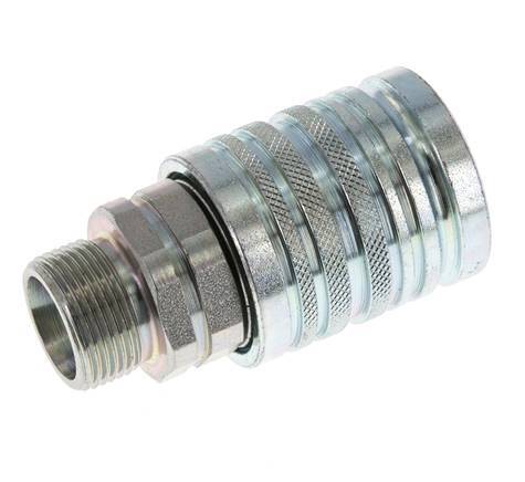 Stalen DN 12.5 Hydraulische Koppeling Snelkoppeling 16 mm S Knelring ISO 7241-1 A/8434-1 D 20.5mm