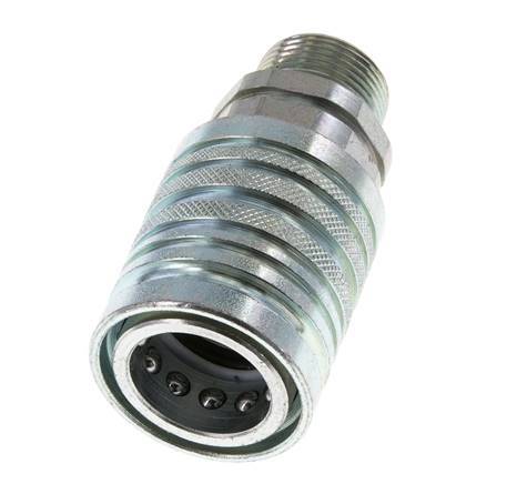 Stalen DN 12.5 Hydraulische Koppeling Snelkoppeling 16 mm S Knelring ISO 7241-1 A/8434-1 D 20.5mm