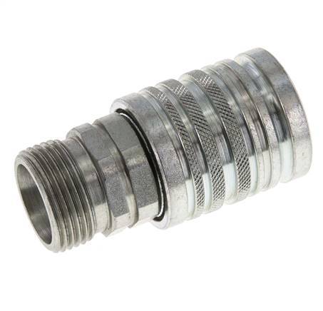 Stalen DN 12.5 Hydraulische Koppeling Snelkoppeling 20 mm S Knelring ISO 7241-1 A/8434-1 D 20.5mm