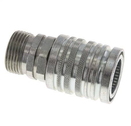 Stalen DN 12.5 Hydraulische Koppeling Snelkoppeling 20 mm S Knelring ISO 7241-1 A/8434-1 D 20.5mm