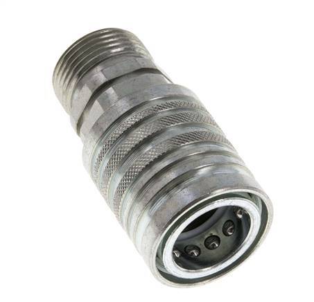 Stalen DN 12.5 Hydraulische Koppeling Snelkoppeling 20 mm S Knelring ISO 7241-1 A/8434-1 D 20.5mm