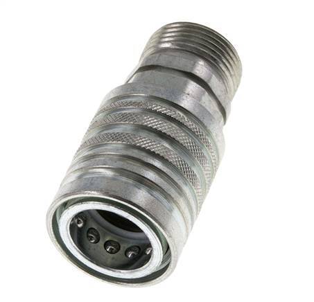 Stalen DN 12.5 Hydraulische Koppeling Snelkoppeling 20 mm S Knelring ISO 7241-1 A/8434-1 D 20.5mm