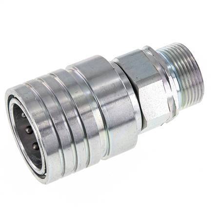 Stalen DN 25 Hydraulische Koppeling Snelkoppeling 25 mm S Knelring ISO 7241-1 A/8434-1 D 34.3mm