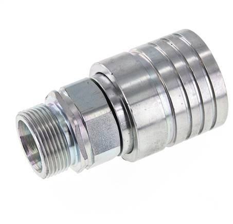 Stalen DN 25 Hydraulische Koppeling Snelkoppeling 25 mm S Knelring ISO 7241-1 A/8434-1 D 34.3mm