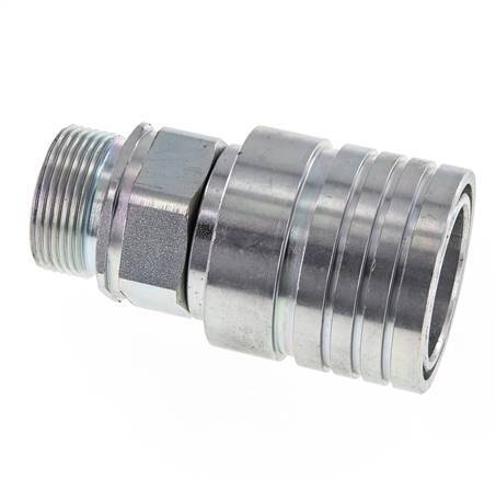 Stalen DN 25 Hydraulische Koppeling Snelkoppeling 25 mm S Knelring ISO 7241-1 A/8434-1 D 34.3mm