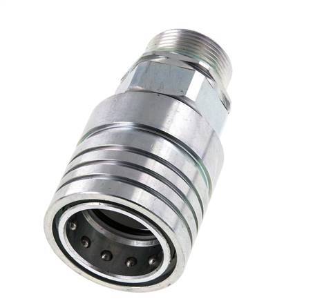 Stalen DN 25 Hydraulische Koppeling Snelkoppeling 25 mm S Knelring ISO 7241-1 A/8434-1 D 34.3mm