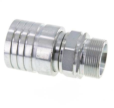 Stalen DN 25 Hydraulische Koppeling Snelkoppeling 30 mm S Knelring ISO 7241-1 A/8434-1 D 34.3mm