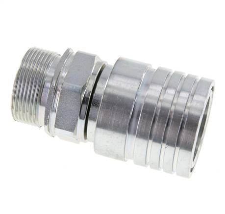 Stalen DN 25 Hydraulische Koppeling Snelkoppeling 30 mm S Knelring ISO 7241-1 A/8434-1 D 34.3mm