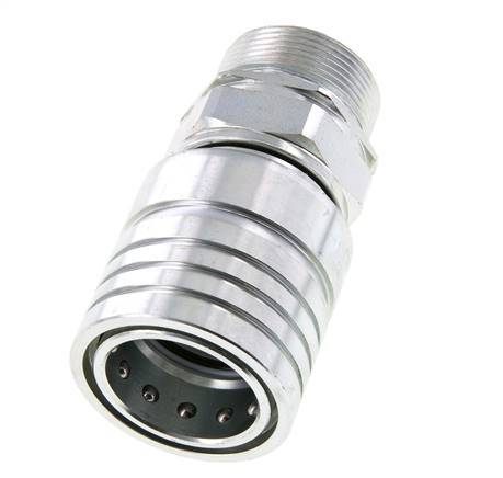 Stalen DN 25 Hydraulische Koppeling Snelkoppeling 30 mm S Knelring ISO 7241-1 A/8434-1 D 34.3mm
