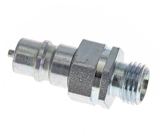 Stalen DN 6.3 Hydraulische Koppeling Insteeknippel 8 mm L Knelring ISO 7241-1 A/8434-1 D 12mm