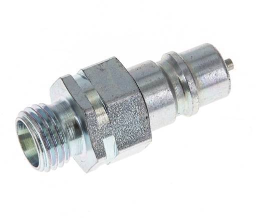 Stalen DN 6.3 Hydraulische Koppeling Insteeknippel 8 mm L Knelring ISO 7241-1 A/8434-1 D 12mm