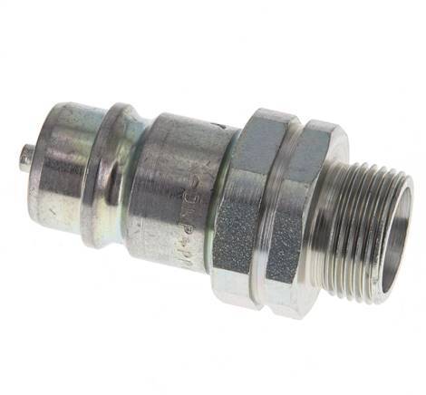Stalen DN 12.5 Hydraulische Koppeling Insteeknippel 8 mm L Knelring ISO 7241-1 A/8434-1 D 20.5mm