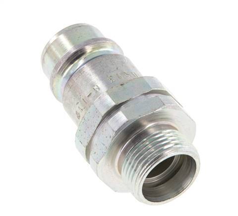 Stalen DN 12.5 Hydraulische Koppeling Insteeknippel 15 mm L Knelring ISO 7241-1 A/8434-1 D 20.5mm