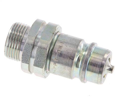 Stalen DN 12.5 Hydraulische Koppeling Insteeknippel 15 mm L Knelring ISO 7241-1 A/8434-1 D 20.5mm