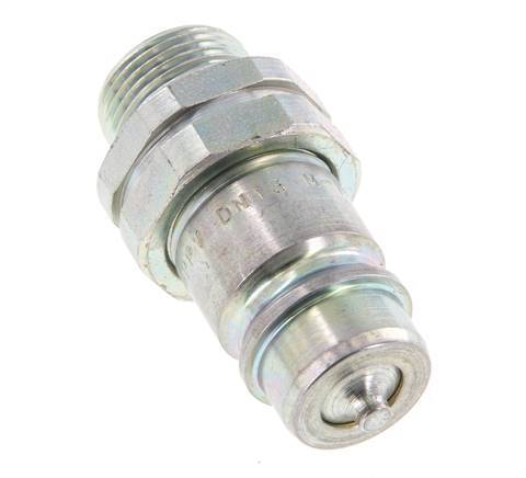 Stalen DN 12.5 Hydraulische Koppeling Insteeknippel 15 mm L Knelring ISO 7241-1 A/8434-1 D 20.5mm